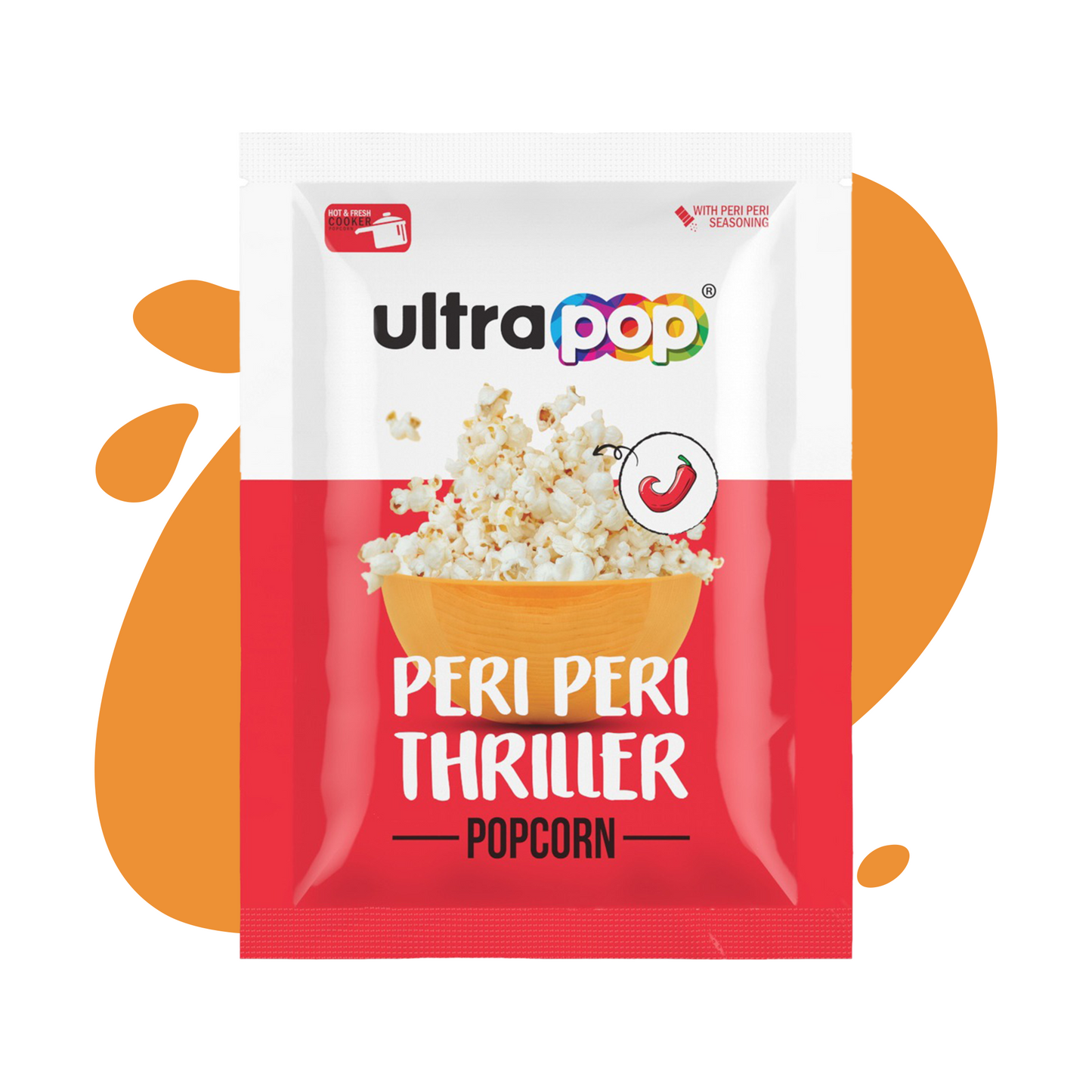 Peri Peri Popcorn - Pack of 6 (Cooker)